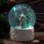 Водяной шар со светодиодами на подставке из полистоуна