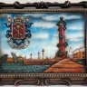 Панно из дерева "Санкт-Петербург"