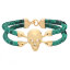 Браслет из кожи питона SKULL S Jemanta