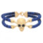 Браслет из кожи питона SKULL GB Jemanta