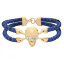Браслет из кожи питона SKULL GW Jemanta