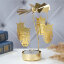 Подсвечник "Совы" (24k Gold Plated) вращающийся от свечи