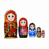 Деревянная игрушка Матрёшка 5-мест "Народные узоры"