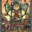 Карты Таро The Dark Mansion Tarot deck Large Version 14 cm, Taroteca / Темный Особняк, 14 см, золото
