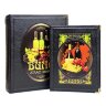 Книга в кожаном переплете «Вино. Атлас мира» подарочное издание