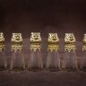 Лафитник из латуни с хрусталем «Лев»