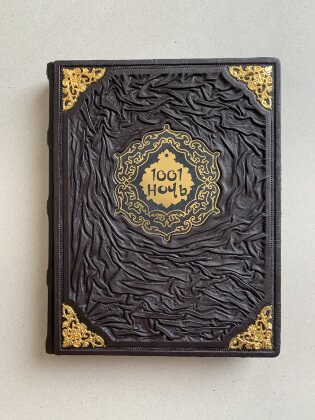 Книга в кожаном переплете "1001 ночь. Полное собрание сказок"