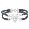 Браслет из кожи ската SKULL Jemanta