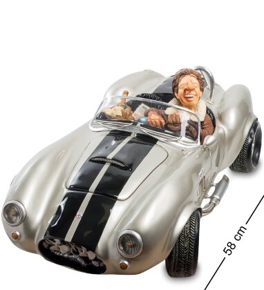 Автомобиль бол. Shelby Cobra 427 SC Silver. Forchino
