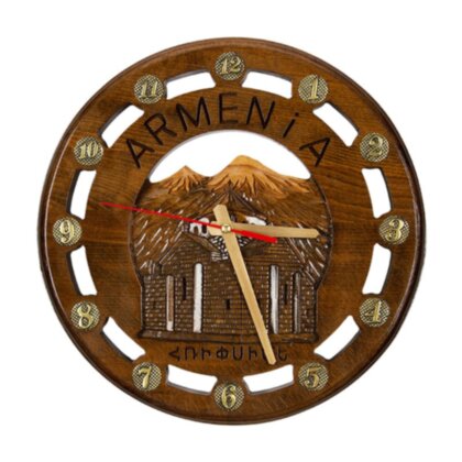 Часы резные "Армения"