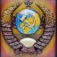 Резной Государственный герб СССР