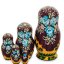 Матрешка 5-ть мест "Мария с совами"