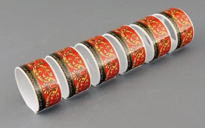 Кольца для салфеток "Версаче" (6 штук)