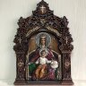 Резная Икона Божией Матери "Державная"