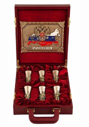ПОДАРОЧНЫЙ НАБОР "СЛАВА РУССКОМУ ОРУЖИЮ" В КЕЙСЕ