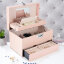 Шкатулка для украшений из эко кожи "Розовая пантера"