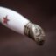 Финка НКВД из стали Д2 рукоять фторопласт + звезда, с ножнами
