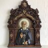 Резная Икона Сергий Радонежский