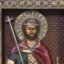 Резная икона Святой князь Владислав Сербский