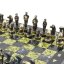 Шахматы подарочные с металлическими фигурами "Кикладский период", 250*250мм